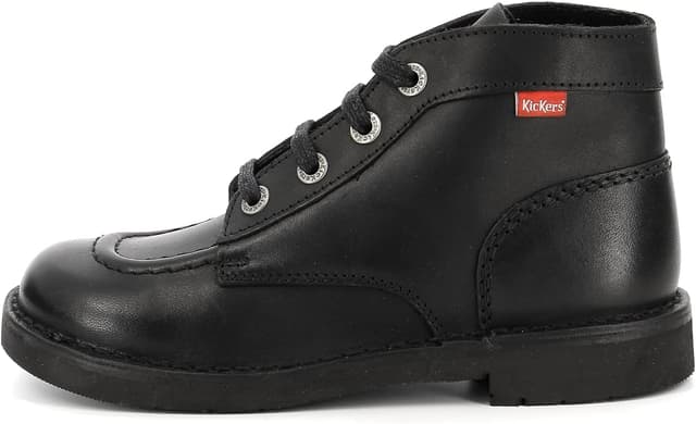 Detalle de Kickers stivaletti e stivali da donna in marrone con tacco piatto