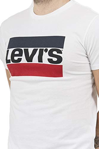 Detalle de Levi’s Sportswear Logo Graphic Camiseta de hombre White (XL)