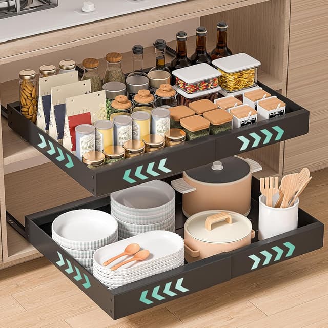 Thumbnail 6 de PNNP Teleskopschublade Küche, 32-53 cm