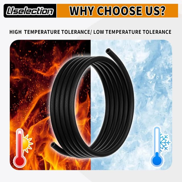 Thumbnail 5 de 10FT Fuel Hose 3/8" ID NBR Rubber