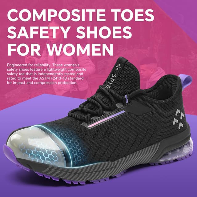 Detalle 2 de Scarpe sicurezza donna Air Cushion 45% leggere