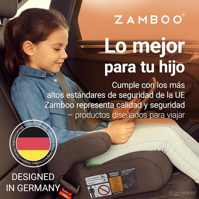 Thumbnail 5 de Zamboo Asiento Elevador i-Size 125–150 cm