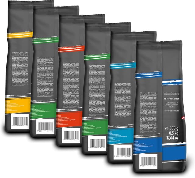 Thumbnail 1 de Der-Franz caffè Pack 6 x 500 g crema espresso melange Colombia crema biologico