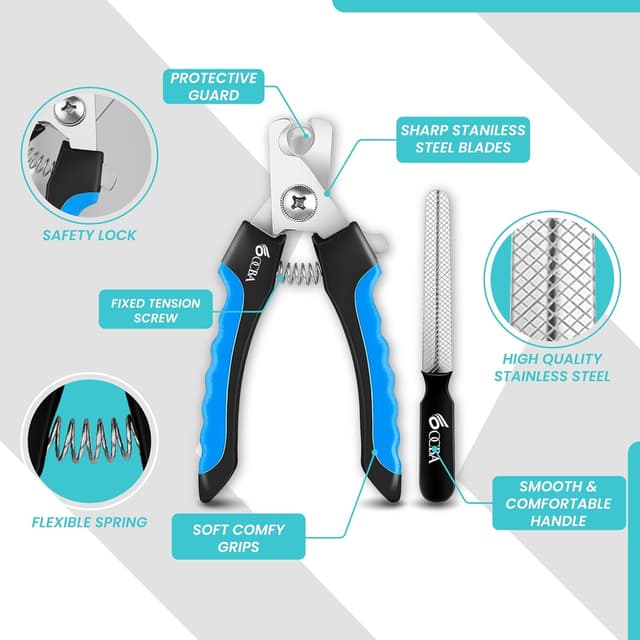 Detalle 1 de OCBA dog nail clippers with safety lock