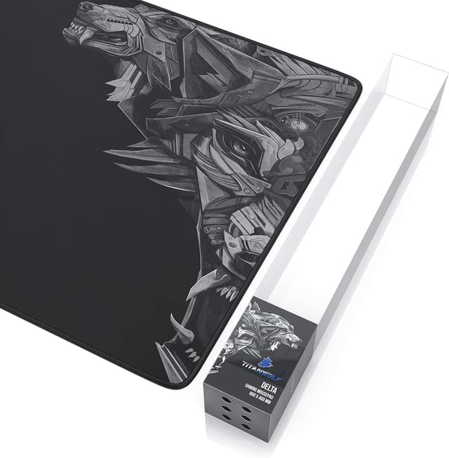 Thumbnail 5 de Titanwolf TITANWOLF XXL Speed Gaming Mouse Pad (900 x 400 x 3mm) with rubber base