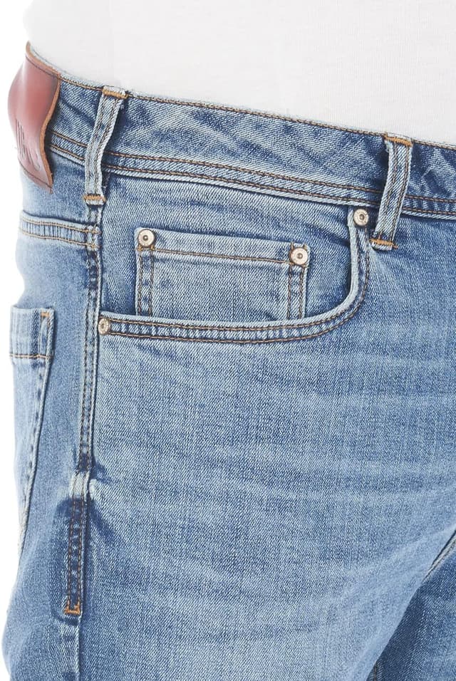 Detalle 2 de LTB Jeans Herren Stretch PaulX Straight Fit Jeanshose (Denim Blau/Schwarz) – Größen 28 bis 40