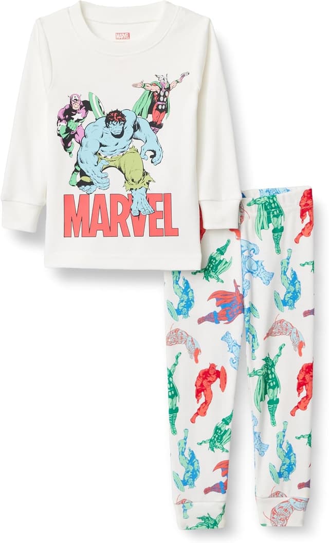 Detalle de Amazon Essentials Boy’s Snug-Fit Pyjama Sleep Sets (Snug-Fit cotton rib)