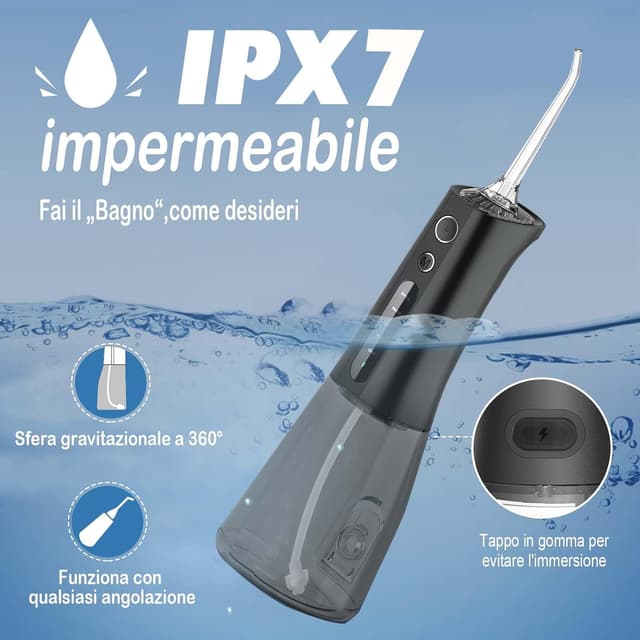 Thumbnail 4 de SURFOU Idropulsore dentale portatile, irrigatore orale da viaggio