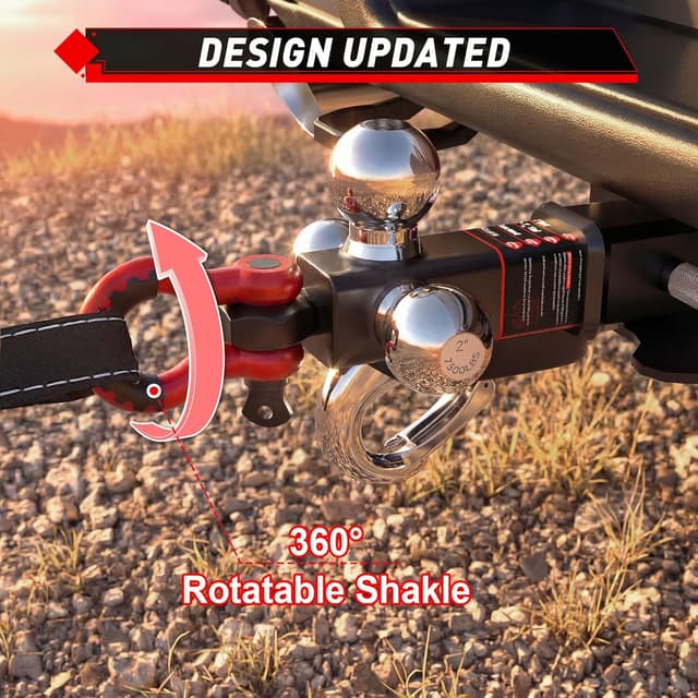 Thumbnail 4 de TYT Tri Ball Trailer Hitch 10,000 lbs ๐