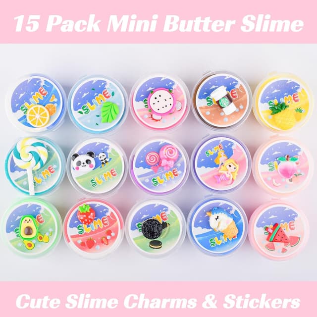 Detalle de Butter slime kit 15 pack for kids