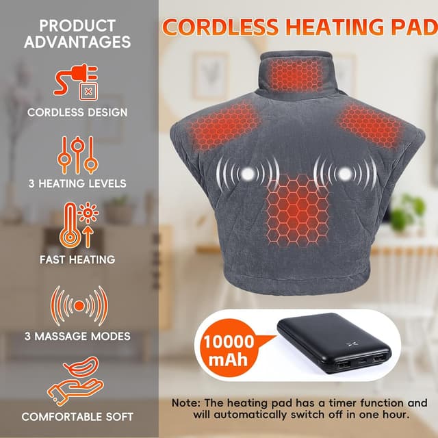 Thumbnail 1 de Arlierss Graphen Heizkissen Nacken- und Schulterwärmer 10000mAh