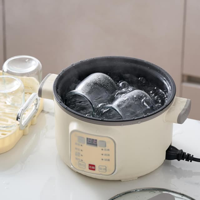 Thumbnail 6 de Danmu Art 200ml Yogurt Pudding Glass Jars (6 pack) with Plastic Lids