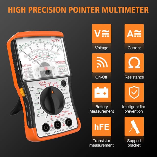 Thumbnail 2 de NJTY S471 Analog Pointer Multimeter