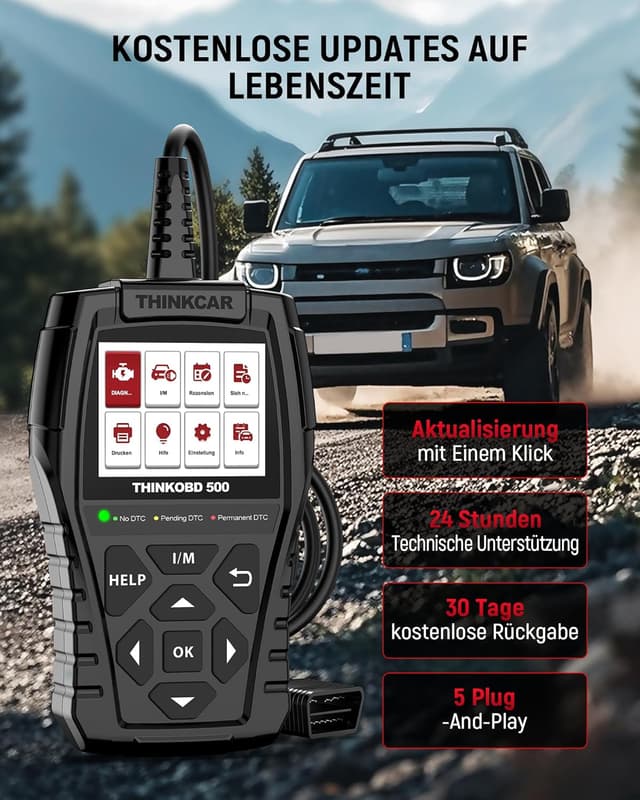 Thumbnail 5 de ThinkOBD500 OBD2 Diagnosegerät 2,8" LCD