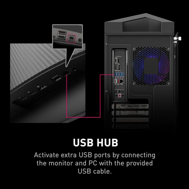 Detalle de MSI MPG 341CQPX QD-OLED 34-inch 240Hz Monitor