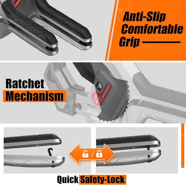 Detalle 2 de Pinoze tagliatubi in PVC con lama SK5 e taglio regolabile fino a 63 mm (3 velocità)