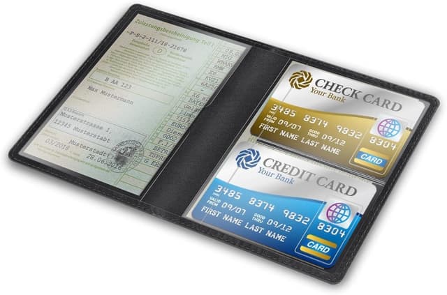 Thumbnail 4 de FINTIE Fahrzeugschein Hülle – ultradünnes Kartenetui für Zulassung