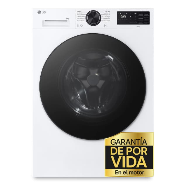 Detalle de LG F2X50S9TLB lavadora 9 kg