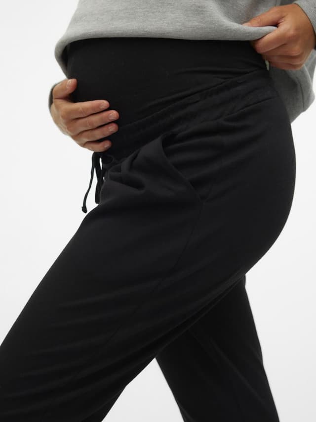 Detalle 2 de MAMALICIOUS Umstands-Hose aus Jersey für die Freizeit
