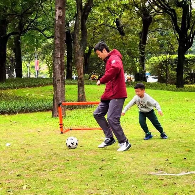 Thumbnail 5 de LZHDZQD Klappbares Fußballtor 90x60x60 cm