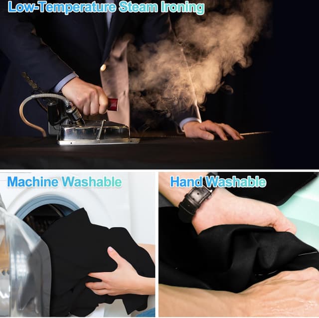 Detalle 2 de JEBUTU Black Backdrop 3m x 3m