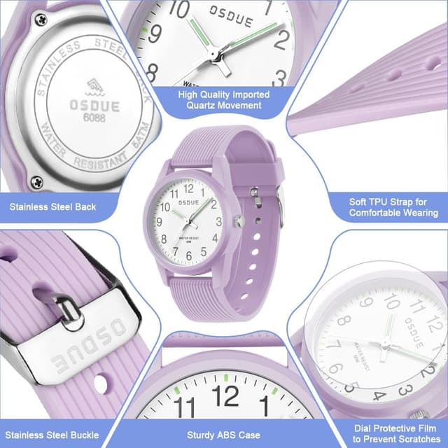 Detalle de OSDUE Montre Enfant 50 M étanche