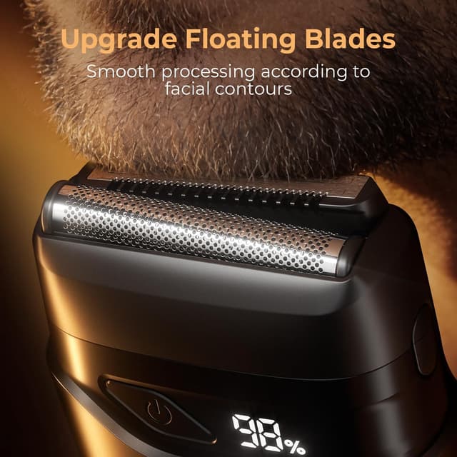 Detalle 2 de Mbzoey Electric Foil Shaver with IPX7