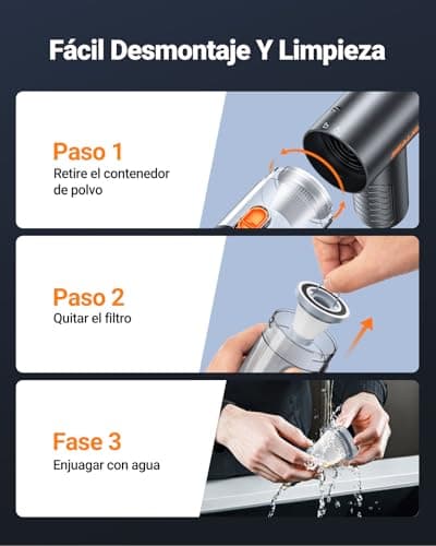 Thumbnail 6 de SEALIGHT Aspirateur à Main, 28 000 Pa, 400 000 tr/min