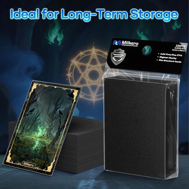 Thumbnail 5 de Mlikero Card Sleeves 1000 Pack 🃏