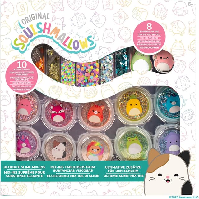 Detalle de Horizon Group USA Squishmallows Slime Kit