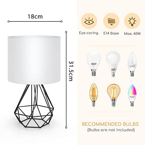 Detalle 2 de Aigostar Lámpara de Mesa Retro Industrial