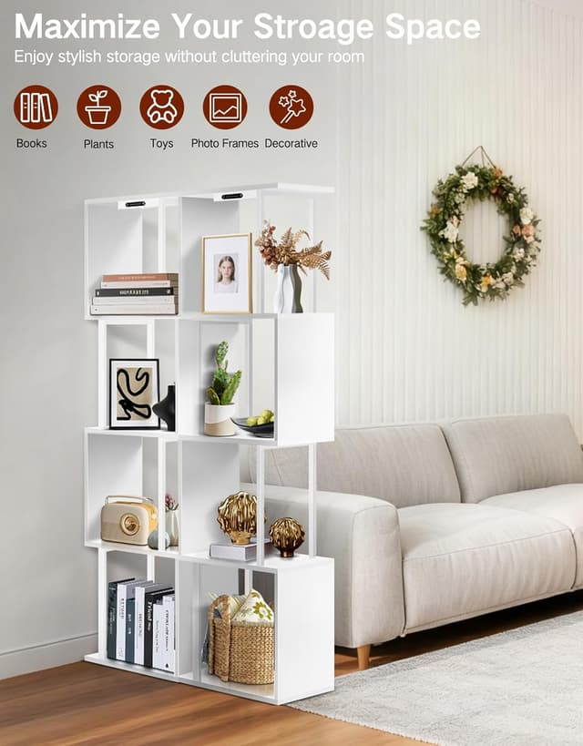 Thumbnail 5 de OUTONLIFE Estantería Geométrica en S con Luz LED