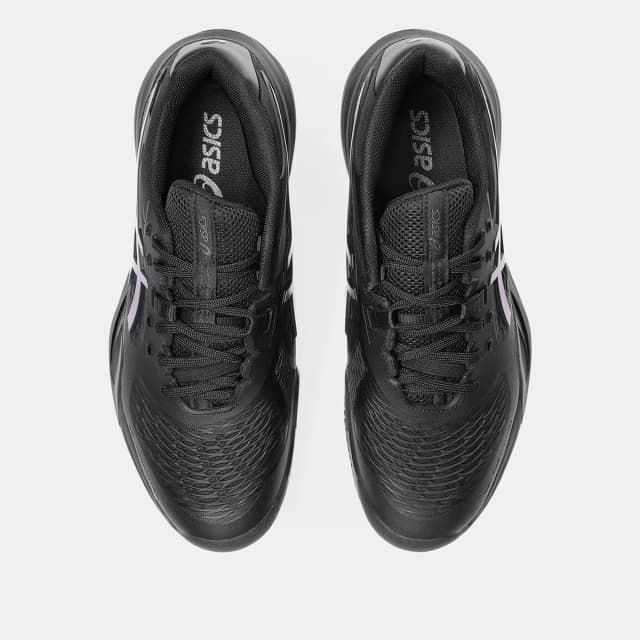 Detalle de ASICS GEL-RESOLUTION X CLAY Night Energy: zapatilla de tenis para hombre enfocada en controlar el juego