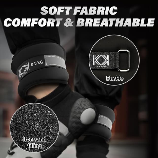 Detalle 2 de KK Neoprene Ankle Straps Pair 2kg