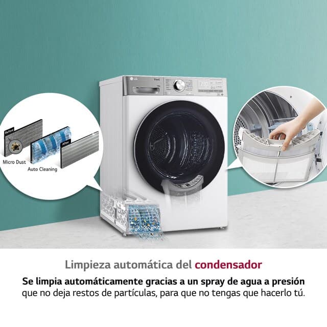 Detalle 2 de LG RH10V9AV2WR secadora 10 kg condensación inverter