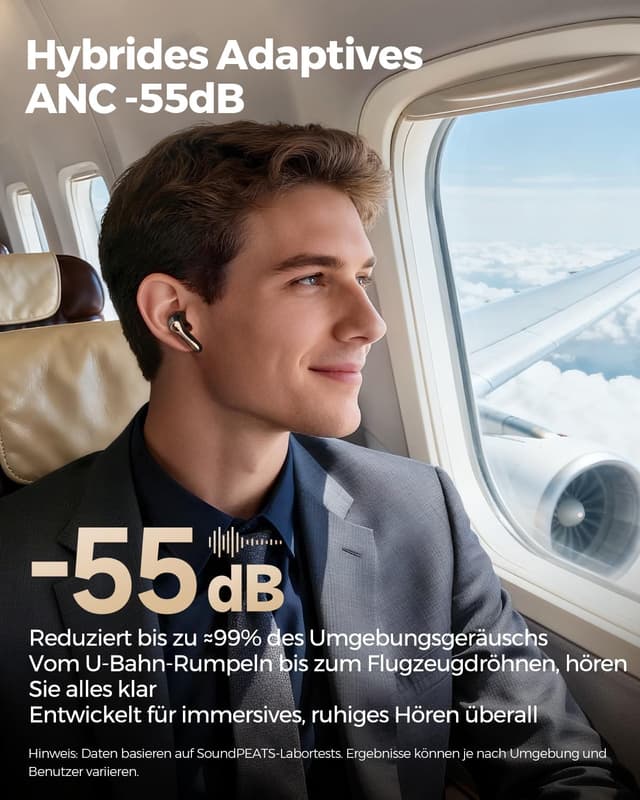 Thumbnail 4 de SoundPEATS Air5 Pro+ Kopfhörer mit ANC und LDAC