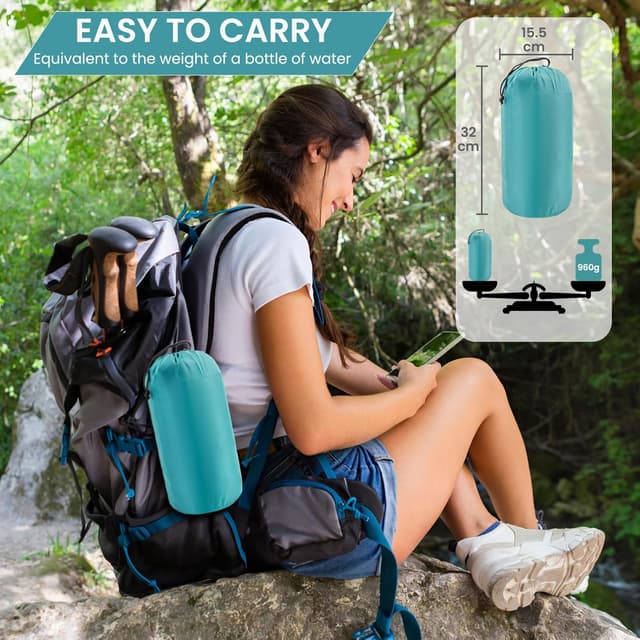 Thumbnail 6 de Satisure Camping Isomatte wasserdicht mit 50 Sekunden Pumpe