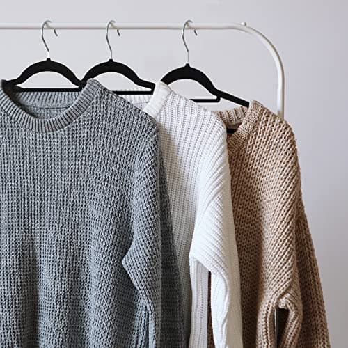 Detalle 2 de Utopia Home Perchas de Terciopelo 50 unidades