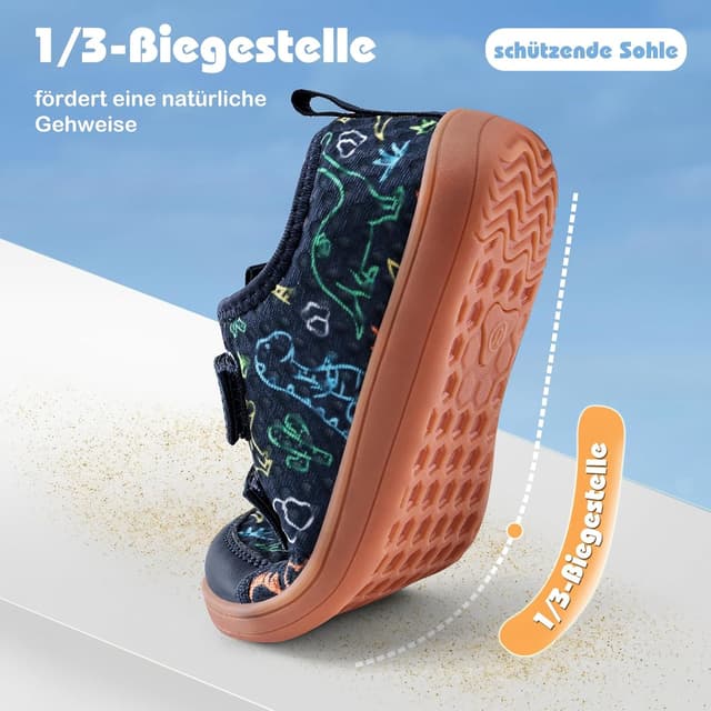 Detalle de IceUnicorn Kinder Barfußschuhe (Breite Zehe) – atmungsaktive Aqua- & Strandschuhe mit Anti-Rutsch-Sohle