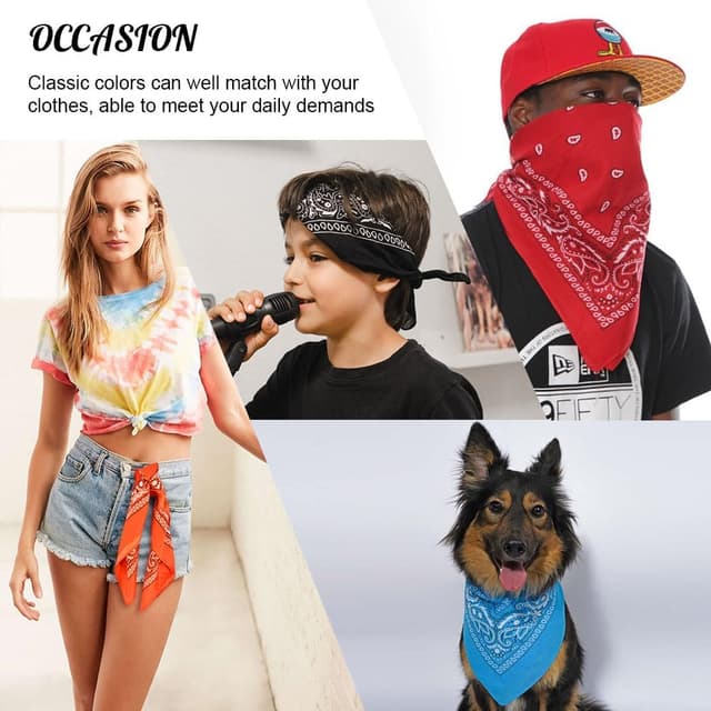 Thumbnail 5 de Aomig Pañuelos Cabeza Mujer 54x54 Unisex