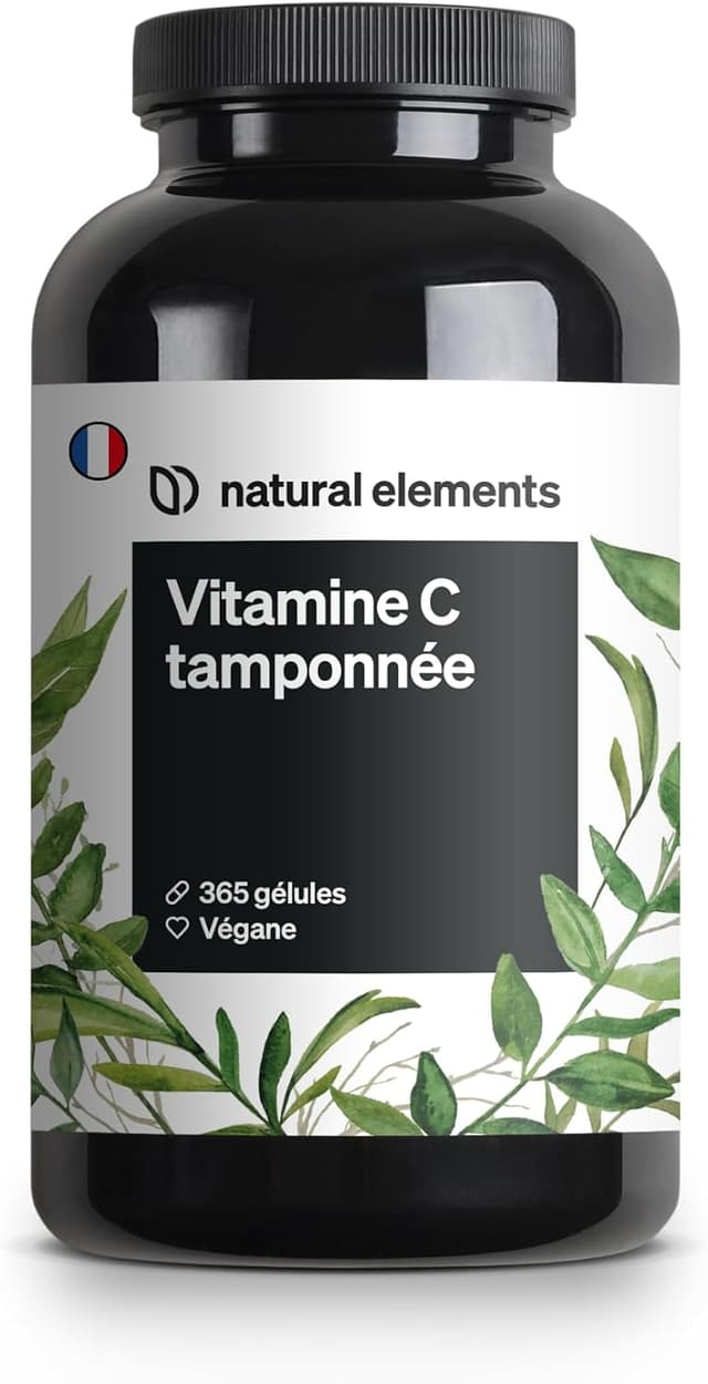 Thumbnail 6 de Natural Elements Vitamine C 360 gélules (1000 mg) + 15 mg zinc, dose élevée et formule tamponnée