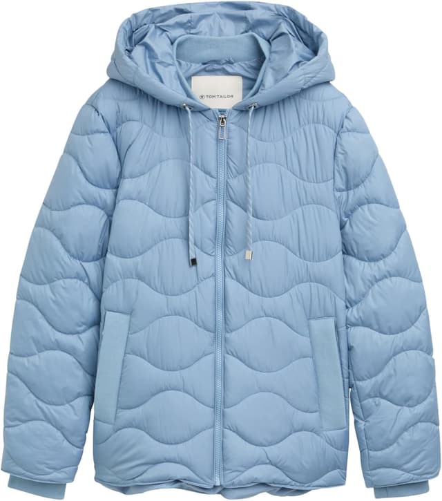 Detalle de TOM TAILOR 1044399 Giacca Donna trapuntata ibrida con cappuccio