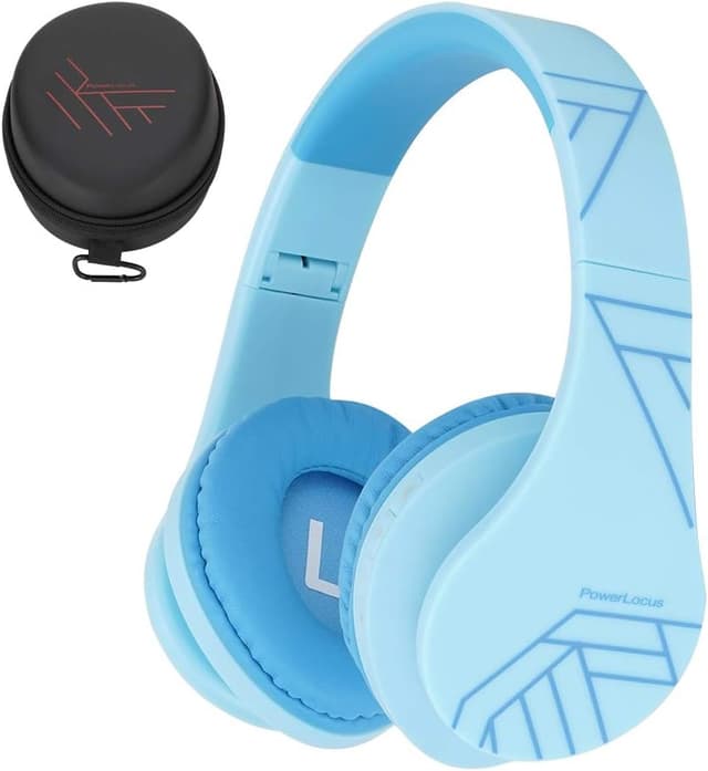 Detalle de PowerLocus P2 Kids Wireless Headphones 85 dB