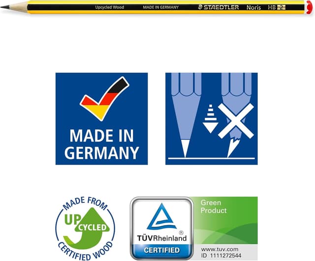 Detalle de Staedler Noris Lápiz HB 2 📝 50 unidades
