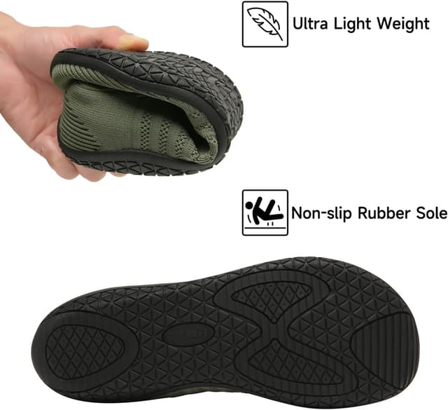 Detalle 2 de Merdoo Barfuss Schuhe Damen & Herren – Minimalistische Barfuß-Sneaker mit breiter Zehenbox und Zero-Drop Sohle