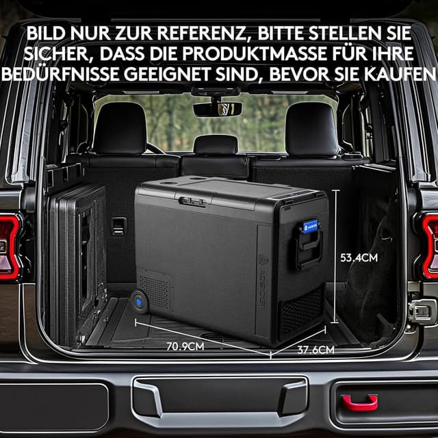 Detalle de AAOBOSI Kompressor Kühlbox 58 l für Auto