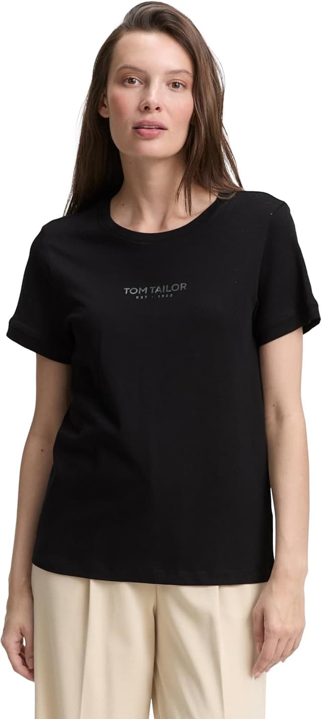 Detalle de Tom Tailor T-Shirt Donna 1047736 a maniche corte