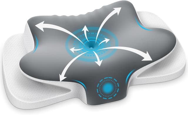 Detalle de Ehomfory Nackenstützkissen Memory Foam 12 cm