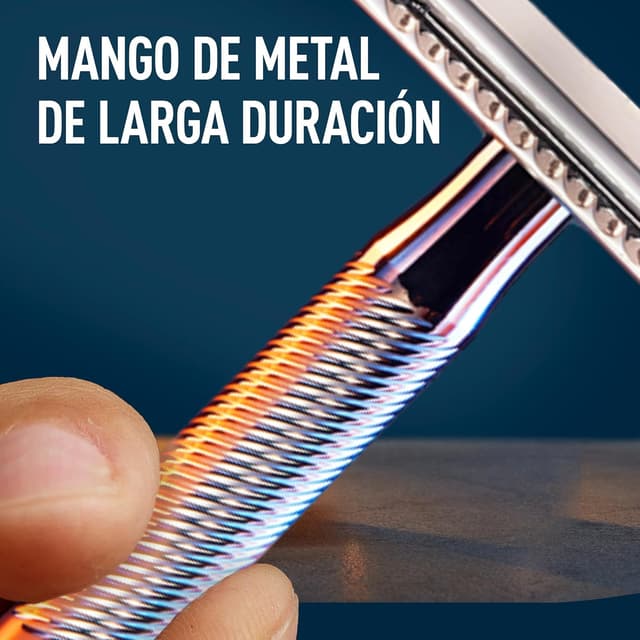 Detalle 2 de King C. Gillette Maquinilla doble filo 5 hojas 🪒