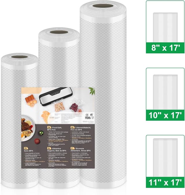 Thumbnail 6 de Bolsas al Vacío 3 Rollos BPA Free para Conservación 🍽